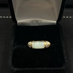 14K 4.3G dia ACNT jade ring
