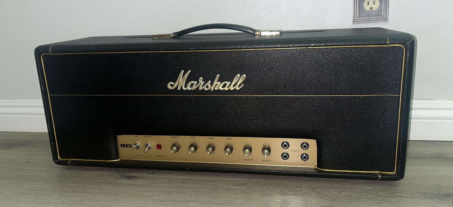 1967 Marshall JTM/JMP 100 Black Flag Super Lead 100 Watt Amplifier
