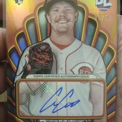 Andrew Abbott RC Autograph  Topps  Gold Foil  Big  League  06/50