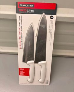 NWT Tramontina ProLine Commercial Grade Cook's Knives - 2 Pack (8" & 10")