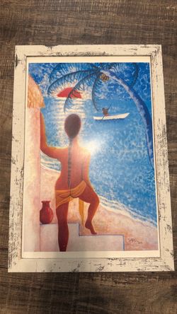 Framed Tropical Art Print by Sabel