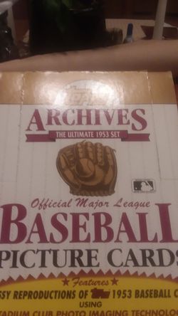 Full Box Of 1953 Topls Archives Baseball Cards
