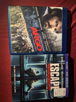 (BLU RAY MOVIES) ARGO, ESCAPE PLAN