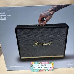 Marshall Wouburn II Bluetooth Speaker New - Pay $1 today and pay the rest later -