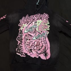 Hellstar Pink No Guts No Glory Hoodie