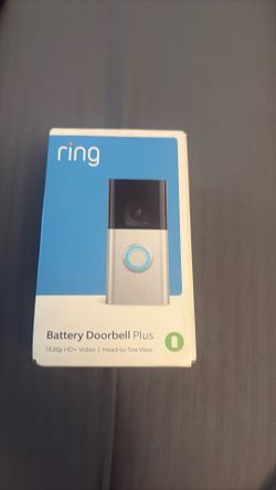 Ring doorbell battery plus