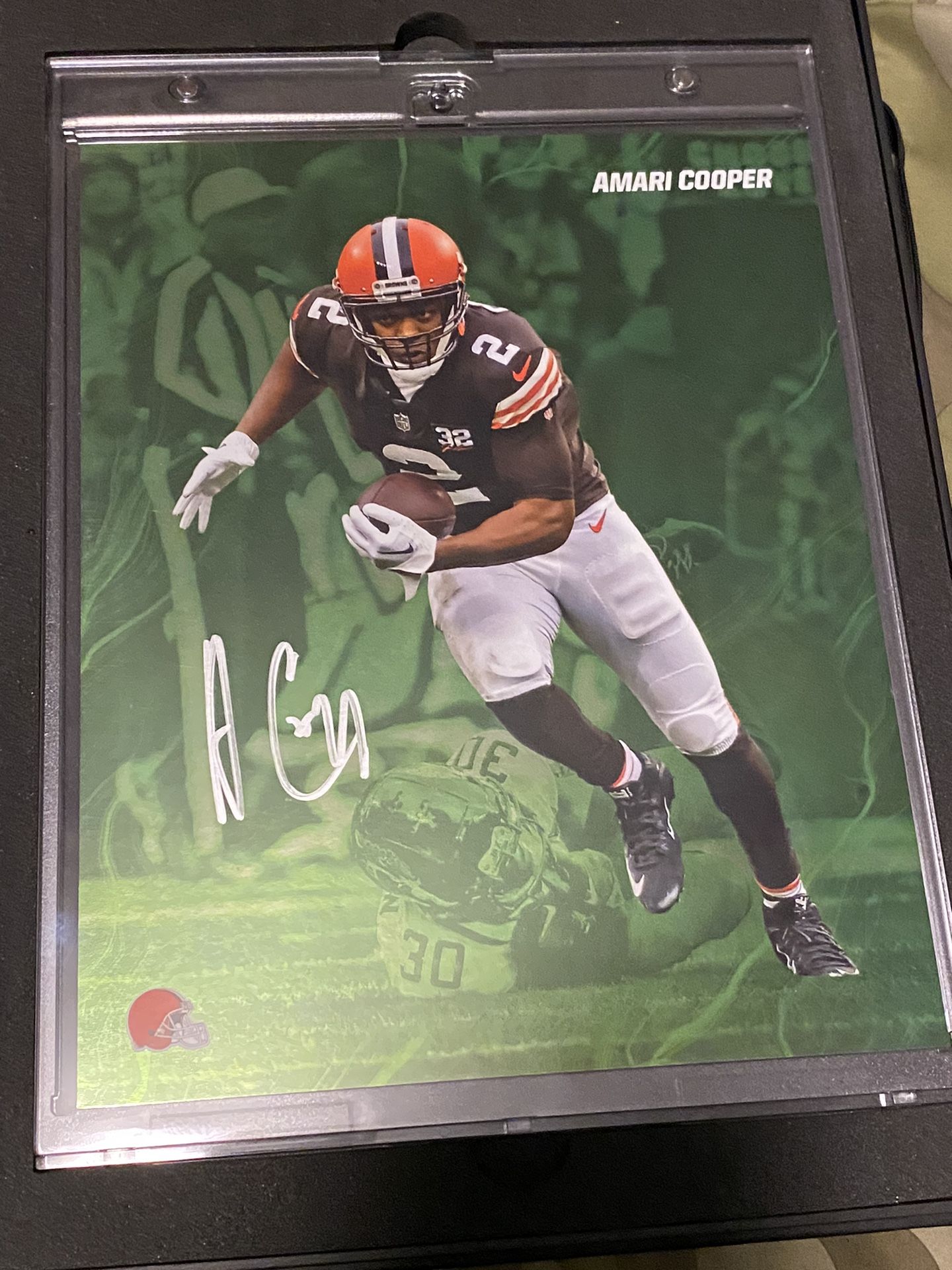 Amari Cooper Autographed Fanatics Emanate Card