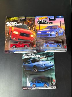 Hot Wheels Premium Fast & Furious Ford Acura & Nissan