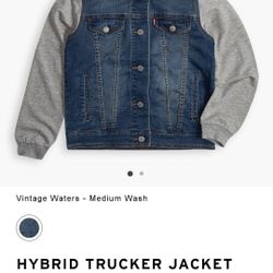 Levi's Hybrid Trucker Jacket Youth Large 