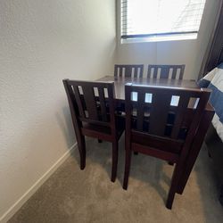 Solid Wood Kids Table And Chairs Set.