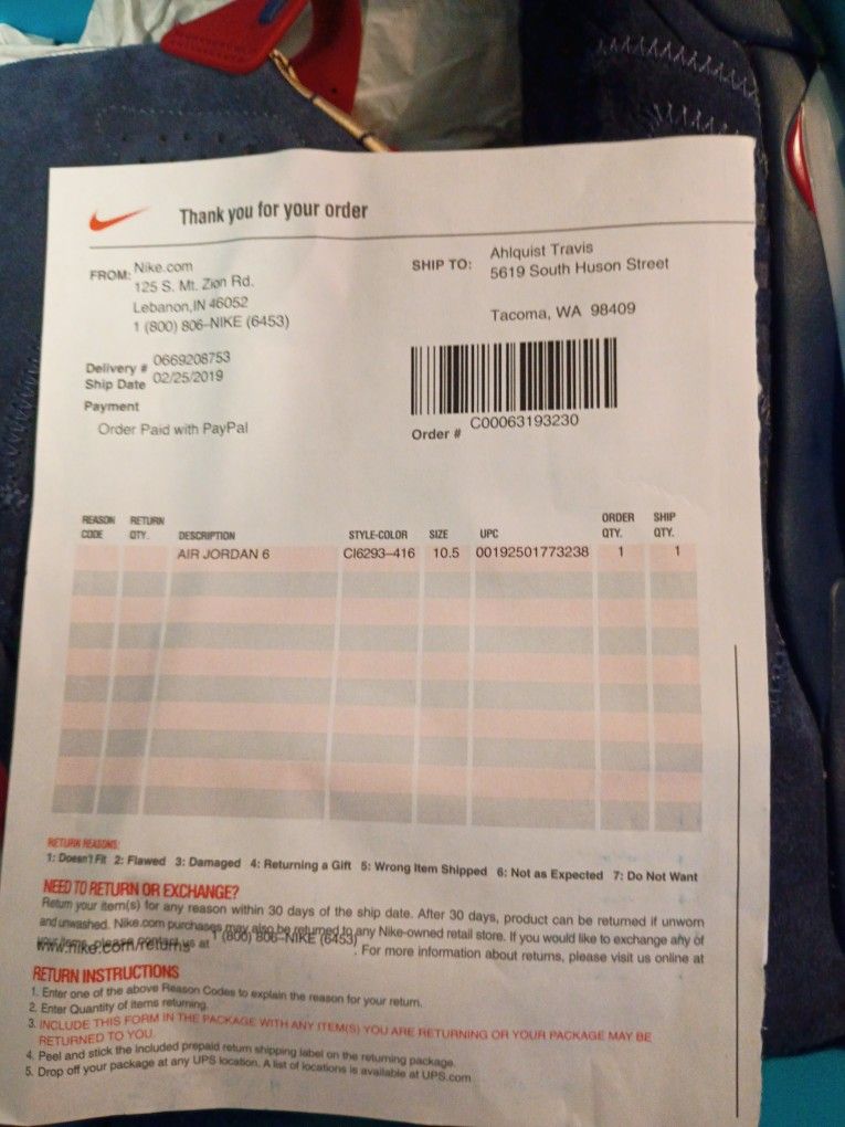 Doernbecher Jordan 6