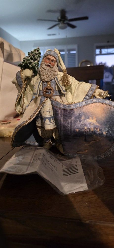 Thomas Kinkade Old World Santa