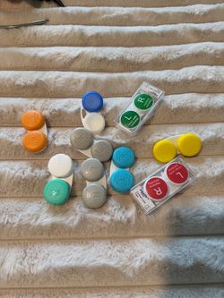 Contact Lens Cases Lot – Mixed Colors