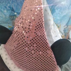 Disney Minnie Mouse Ears Pink Princess Hat 
