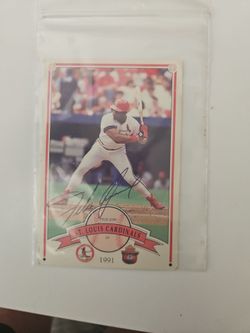 Felx jose autograph jumbo card