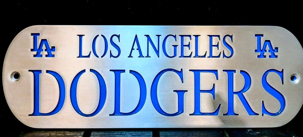 Dodgers Plaque And Keychain