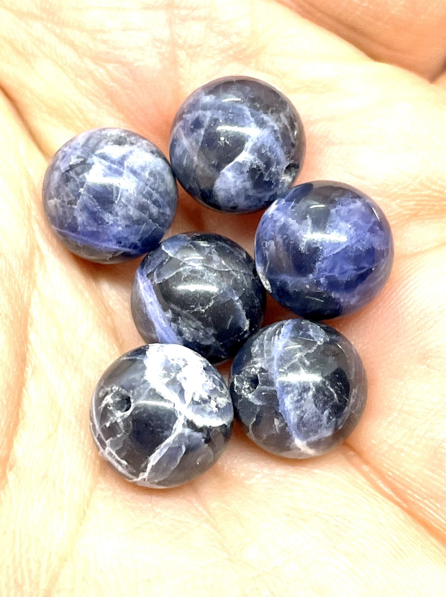 Lot Of 10mm Sodalite Beads