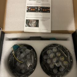 Jeep Wrangler 7in LED Headlights 