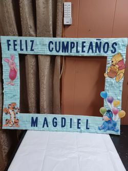 Cuadro para la foto del recuerdo, y piñatas Personalizadas