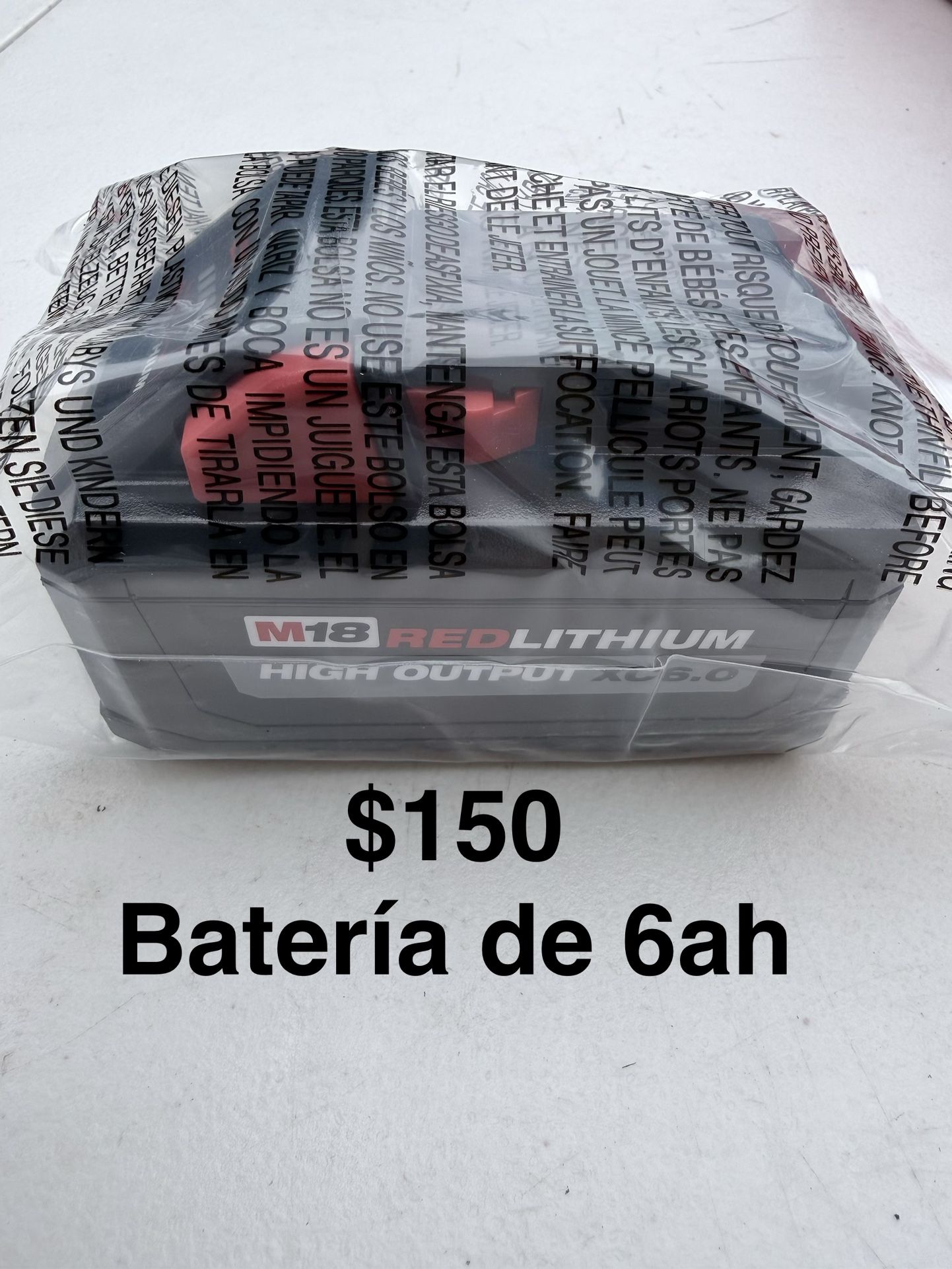 Milwaukee Battery 6ah New