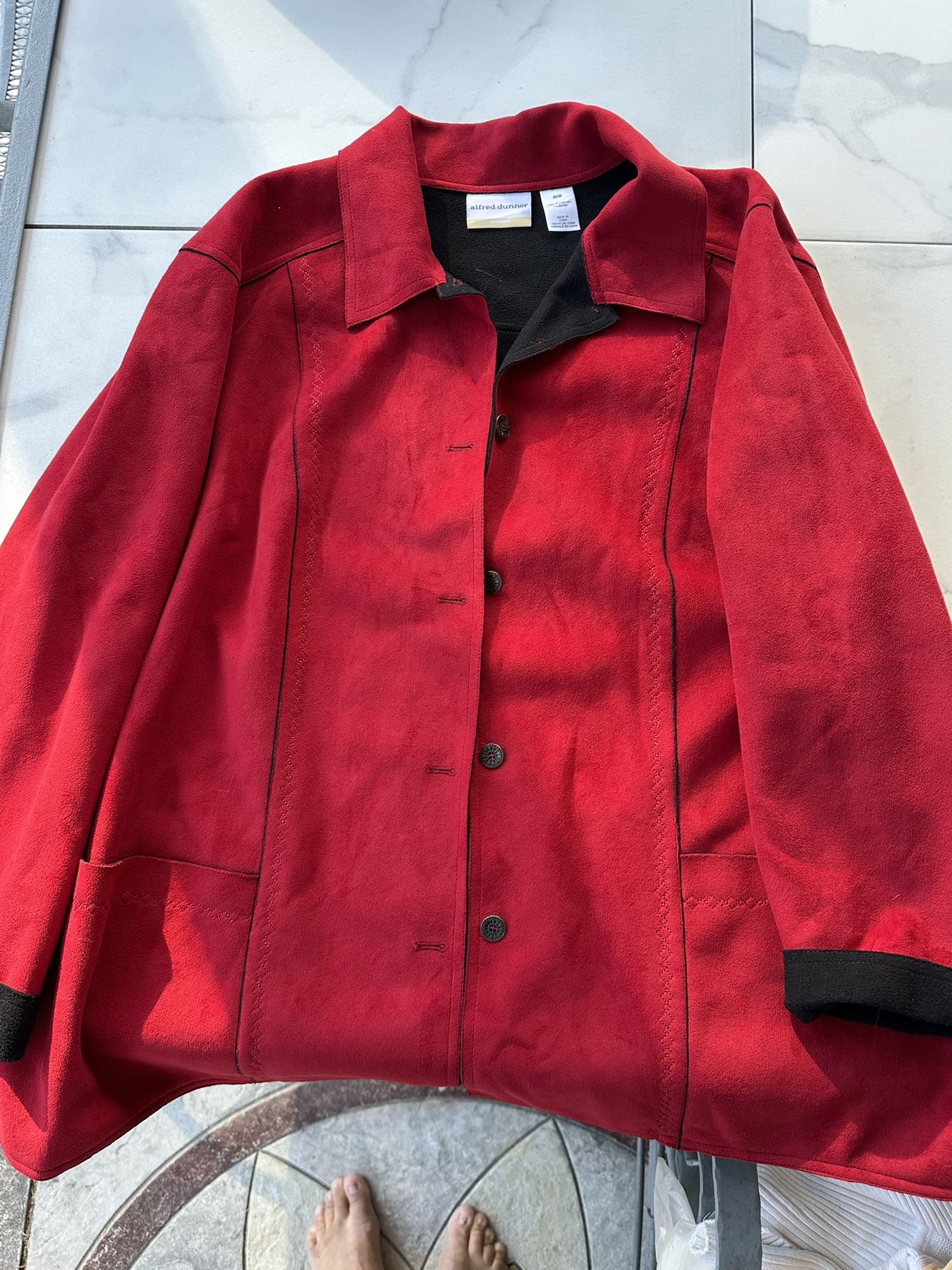 ALFRED DUNNER Red Jacket
