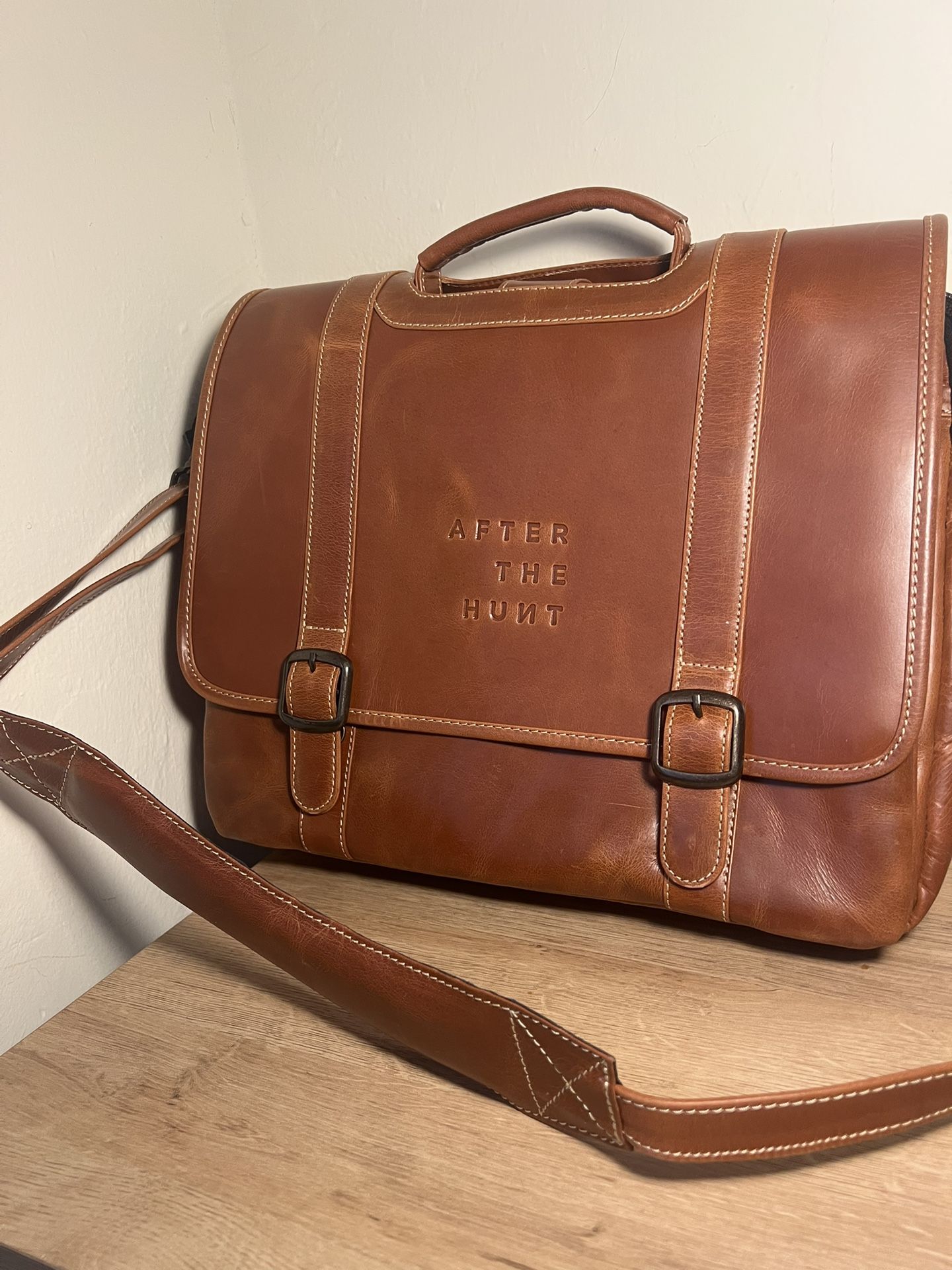 REAL Leather Shoulder Strap Bag GREAT FOR STUDENTS