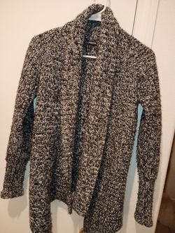 Express Chunky Knit Open Front Cardigan