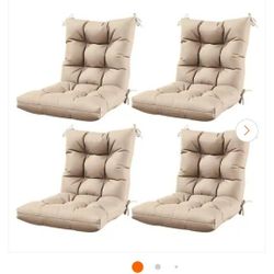 Outdoor Chair Cushion Tufted Seat And Back Patio Furniture Cushion Set