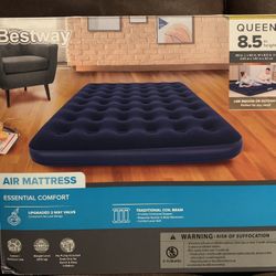 Queen Air Mattress 8.5” (New Sealed Box)