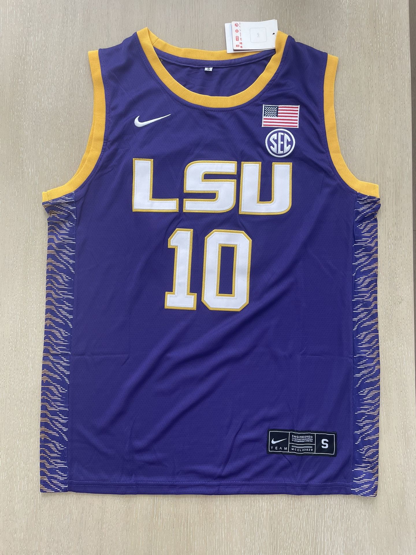 Angel Reese Brand New With Tags Jersey LSU Tigers Stitched Rare Chicago Sky Mens Small S