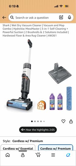 Shark HydroVac MessMaster