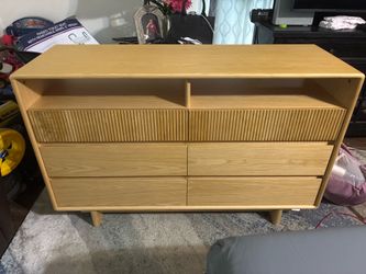 Solid wood dresser