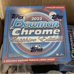 2022 Topps Bowman Chrome Sapphire Edition Box