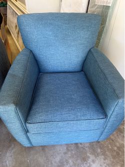 Crate & Barrel Swivel Chair
