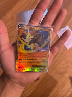 Delphox EX Holo Pokémon Card XY19