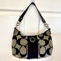 FAKE COACH PURSE hobo style excellent condition includes strap