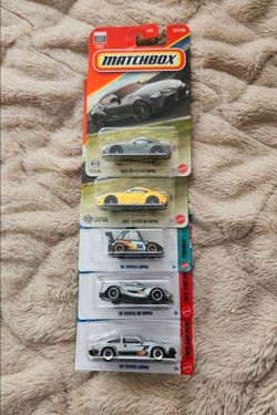 Matchbox Toyota Supra 5-Car Die-Cast Set