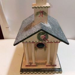 Festive Bird House Decoration 