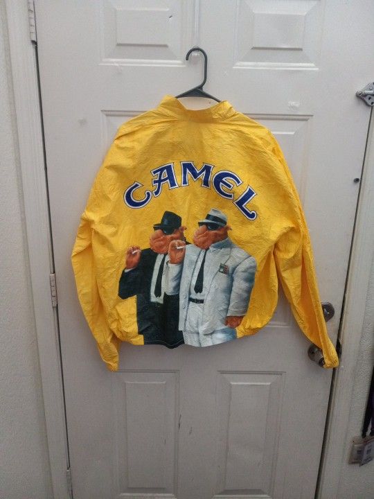 Vintage 1992 Camel Men's Extra Large Windbreaker Zip Up Jacket Excellent Condition