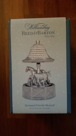 Reed & Barton Baby Animal Musical Silverplate Carousal $30
