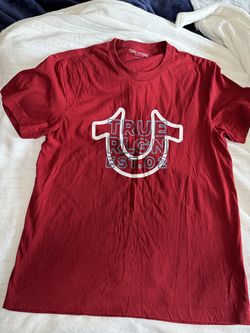 True Religion Men’s Red Logo Graphic Tee