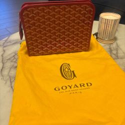 red goyard bag
