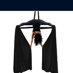 Low stretch aerial silk