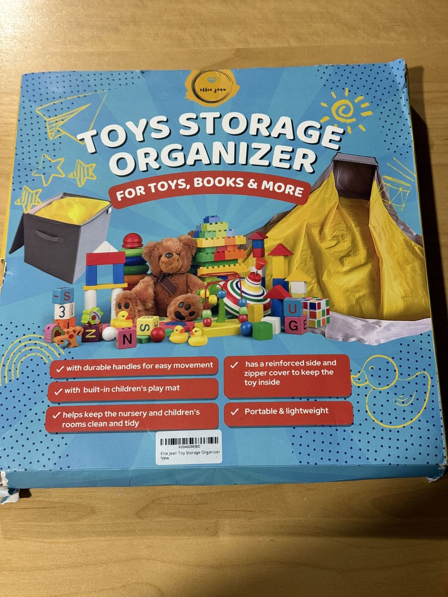 Ellie Jean Toy Storage Organizer New (Damage Package Box) Not The Organizer
