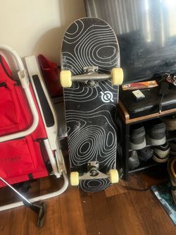 Wide popsicle trick deck complete skateboard Skate IQ xgames 8.5” new wheels and bearing and grip tape