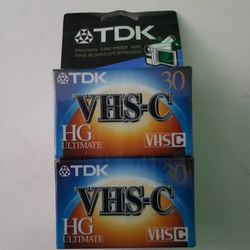 VHS-C tape.   "4pack"