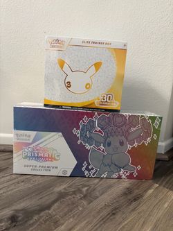 Pokemon Prismatic Evolutions SPC & 30th Celebration ETB