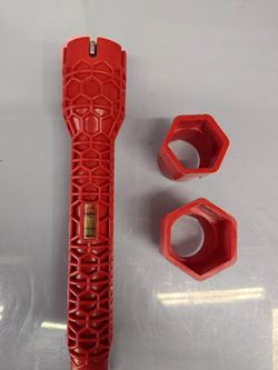 New faucet installation kit