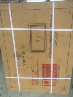 ELD light mirror bathroom cabinet brand new!!