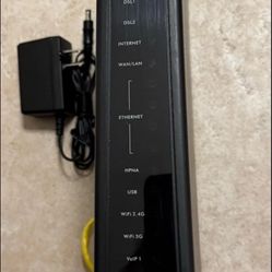 Tested Centurylink ZyXEL C2100Z Wireless TV Gateway Modem Router 802.11ac VDSL